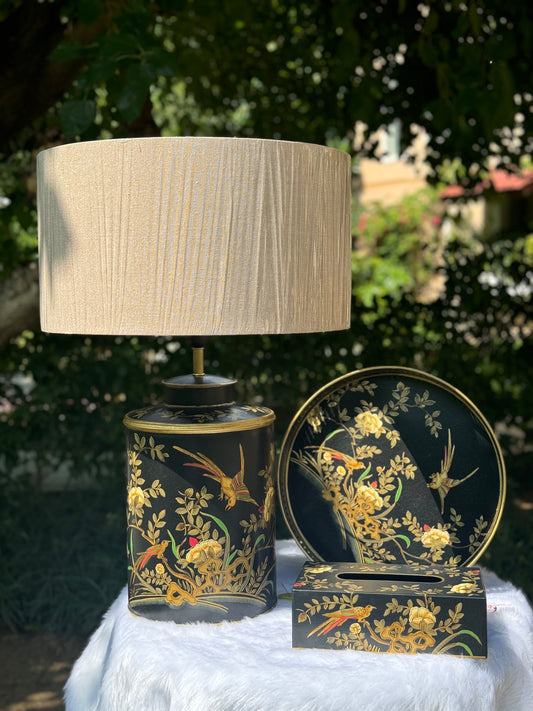 KaraNest Luxury Toleware Lamp