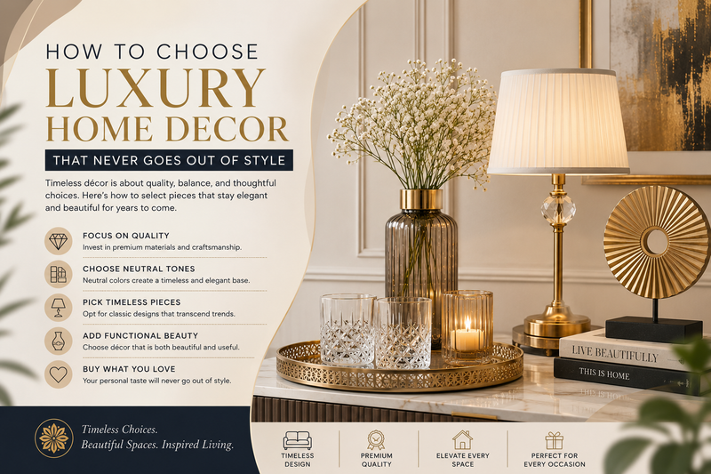 How to Choose Luxury Home Decor That Never Goes Out of Style