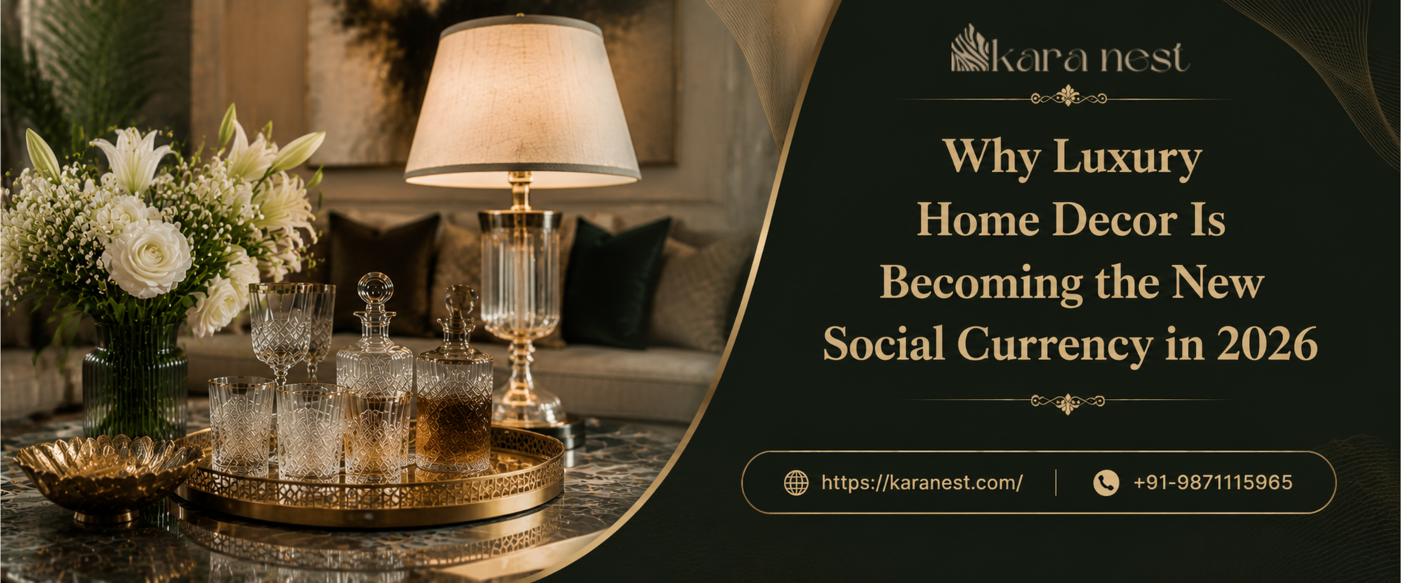 Luxury home decor and premium lifestyle accessories