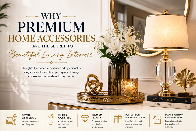 Why Premium Home Accessories Are the Secret to Beautiful Luxury Interiors