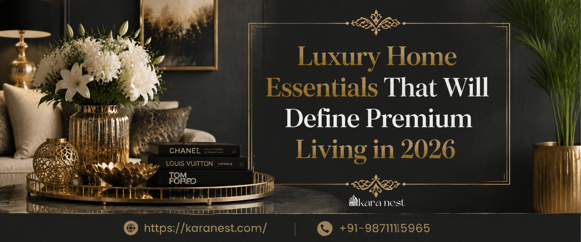 Luxury home essentials with premium décor accessories