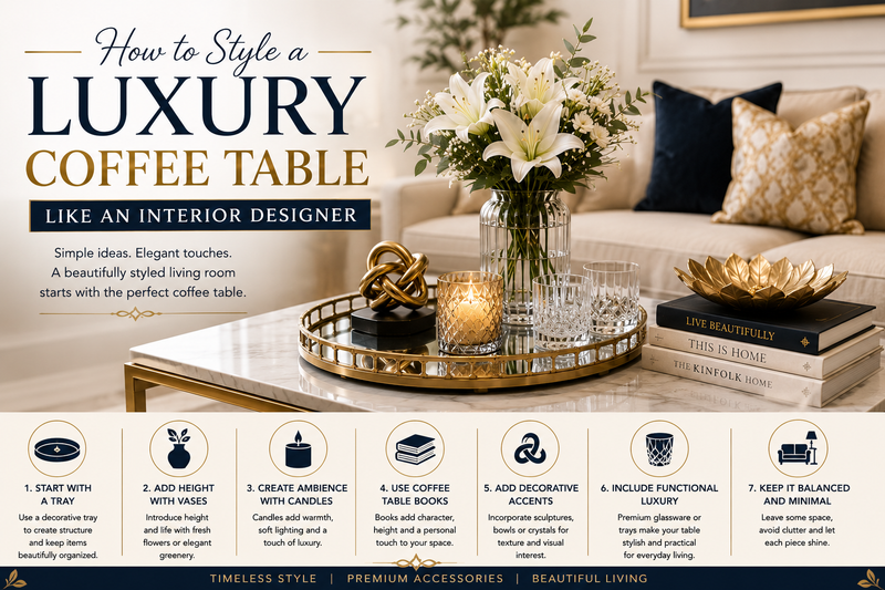 How to Style a Luxury Coffee Table Like an Interior Designer