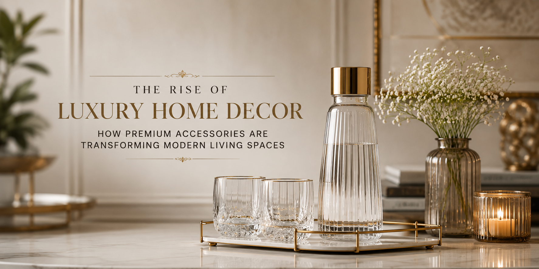 The Rise of Luxury Home Decor in India: How Premium Accessories Are Transforming Modern Living Spaces