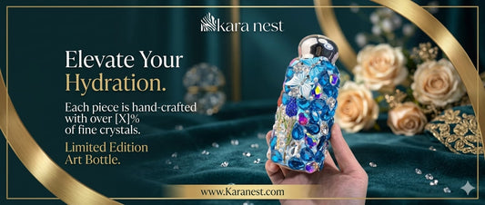 Kara Nest Handcrafted Crystal Bottles – Redefining Luxury Hydration