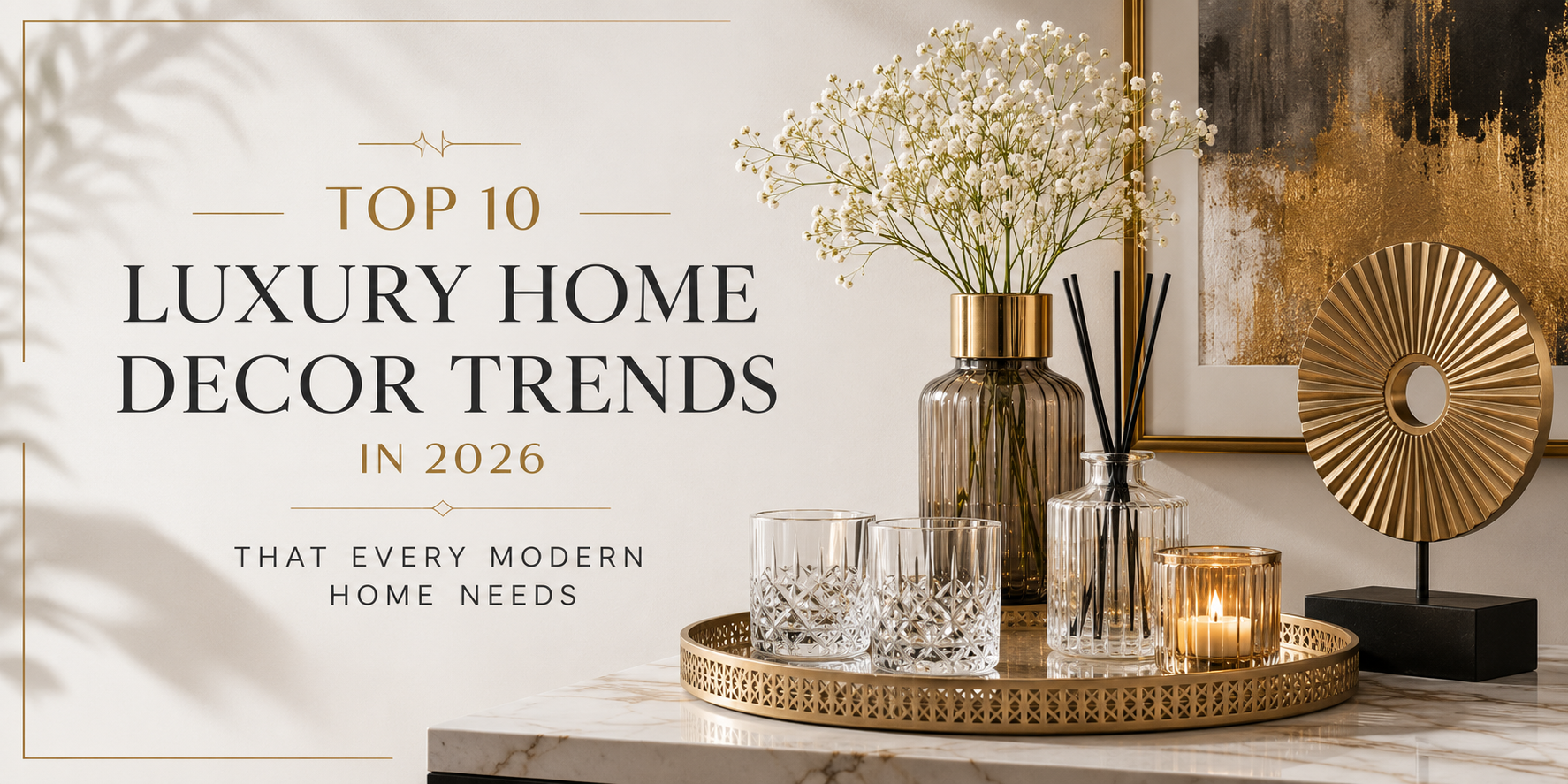 Top 10 Luxury Home Decor Trends in 2026 That Every Modern Home Needs