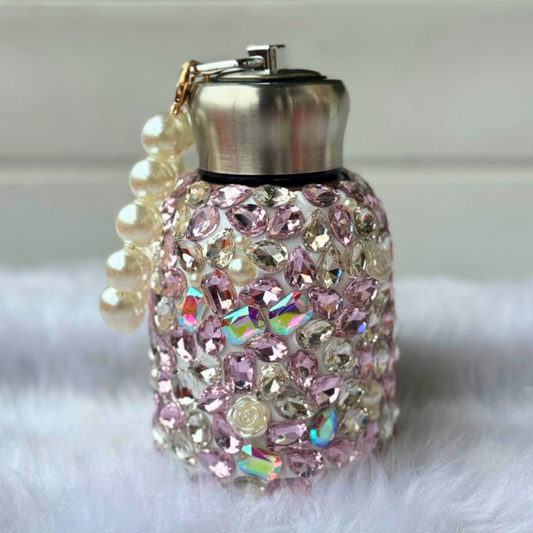 Bling Crystal Bottle for Women | Handy & Stylish (Pink)